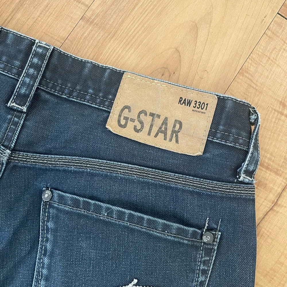 G-Star Men's Dark Blue Straight Jeans 32W 30L